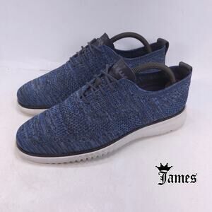 Cole Haan Zerogrand Stitchlite Wingtip Oxford Shoe Mens Size 7.5 212850 Blue